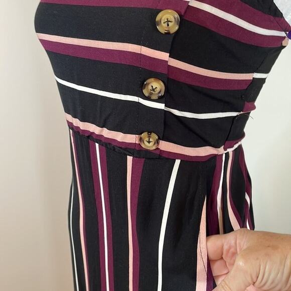 NWT Xhilaration striped midi dress - Picture 5 of 12